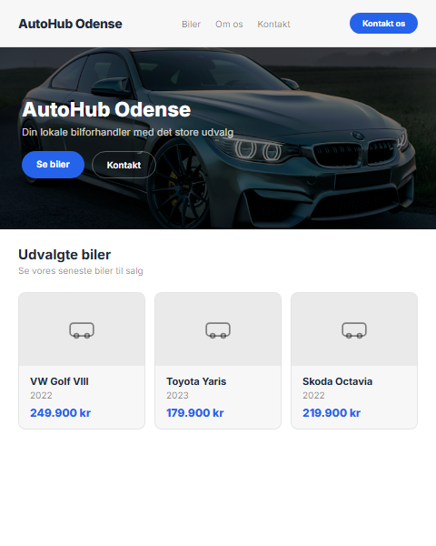 Modern skabelon — Clean and professional